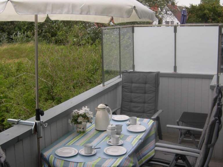 Balkon mit Blick auf die Osterdnen